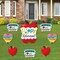 Big Dot of Happiness Teacher Retirement - Yard Sign and Outdoor Lawn Decorations - Happy Retirement Party Yard Signs - Set of 8